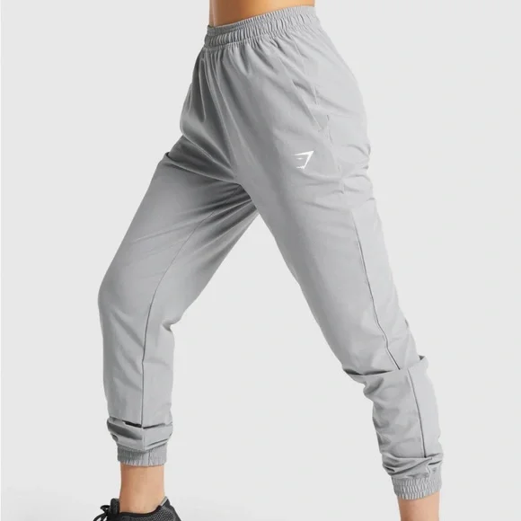 Gymshark training woven joggers women’s size extra small light gray color - Picture 2 of 15